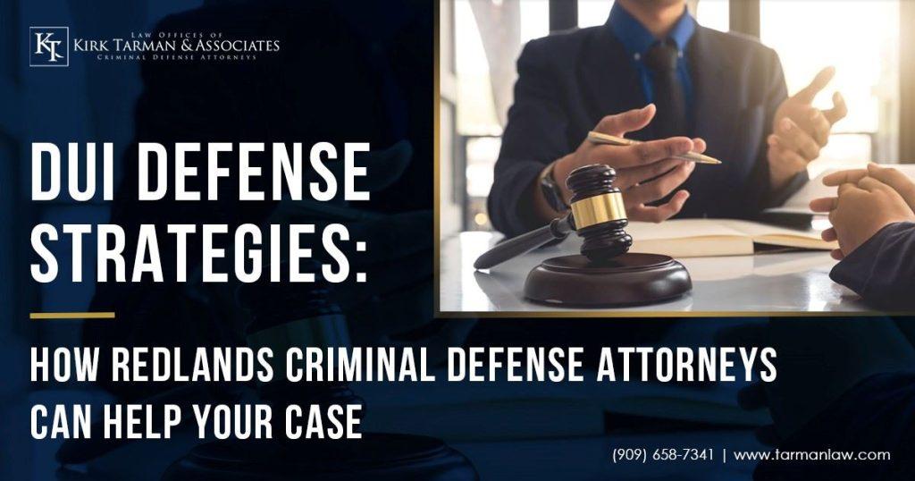 Strategizing Your DUI Defence